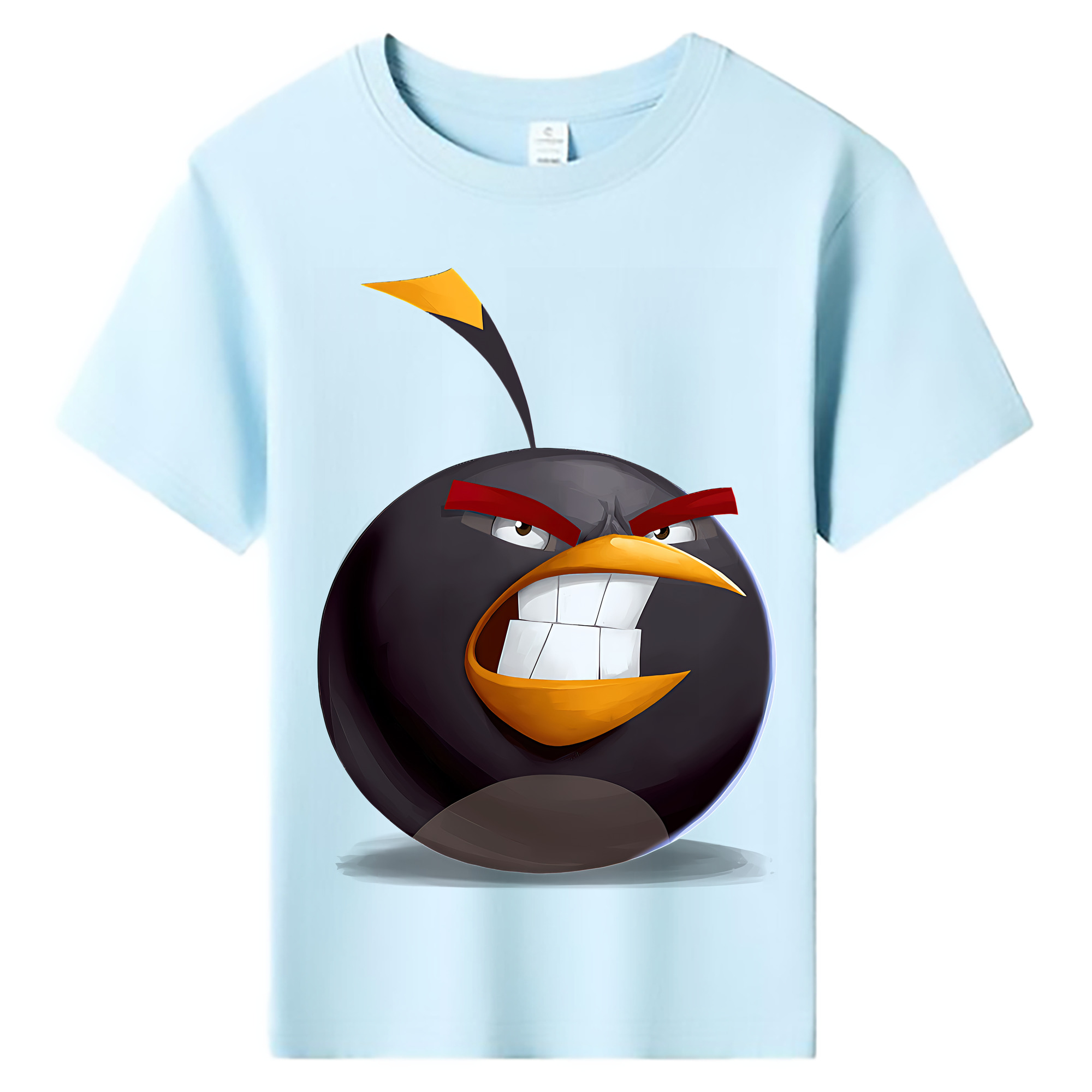 （画像用） Angry Birds アングリーバード 綿100％キッズTシャツ（フロントプリント）